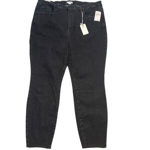 Good‎ American Jeans Womens 24 Black Good Legs Skinny Sculpting Stretch Denim